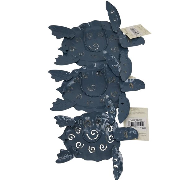 Vintage Metal Sea Turtle Hatchling Set Of 3 Regal Art & Gift Wall Decor 2005 - Picture 5 of 6